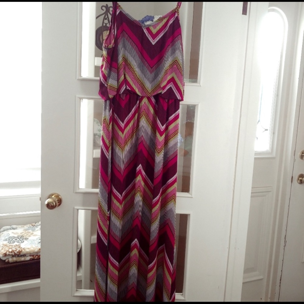 Patterned maxi dress. Worn a handful of times.